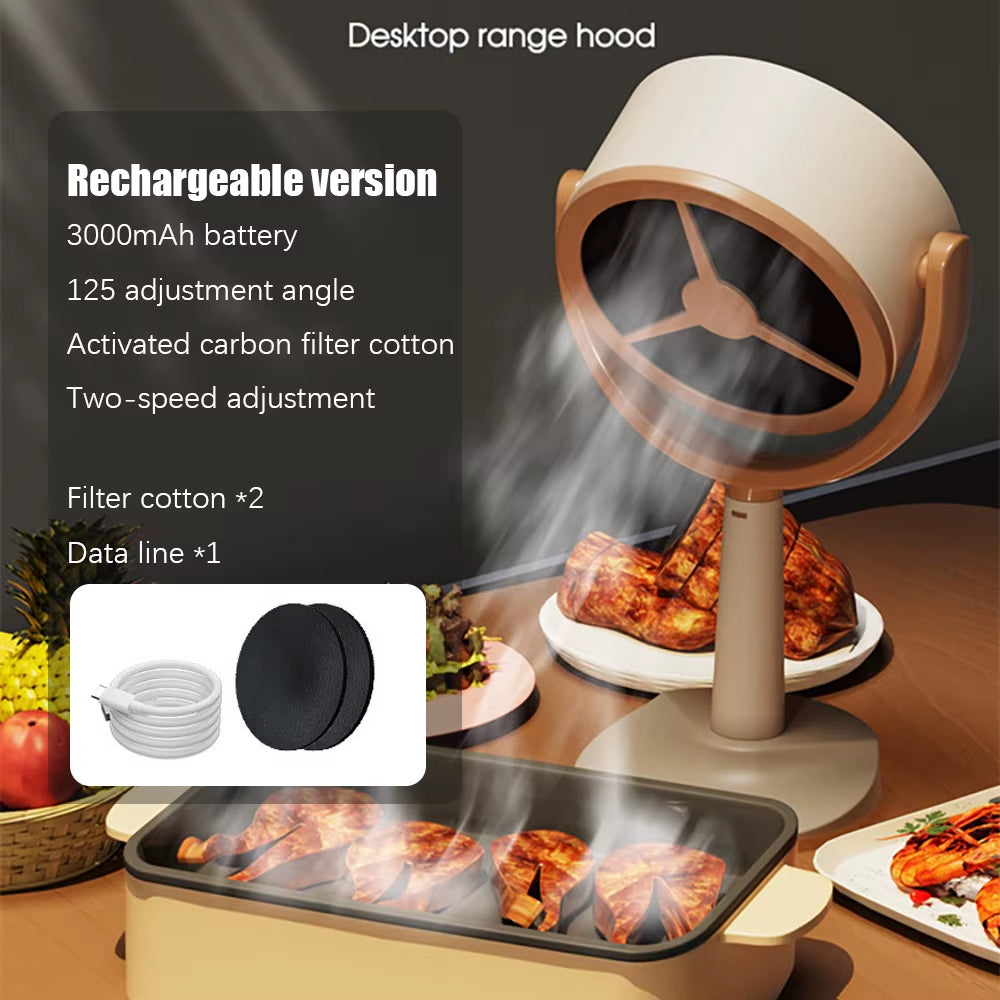 Clear the Air Instantly Cook Freely without the Smoke Portable Power for a Cleaner Kitchen