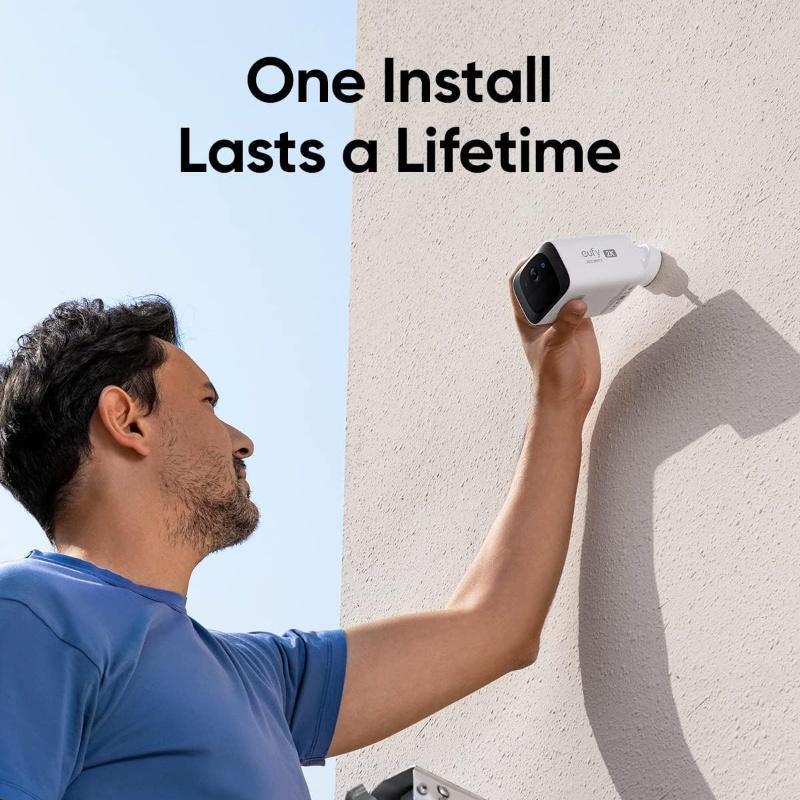 Wireless 2K Outdoor Solar Security Camera